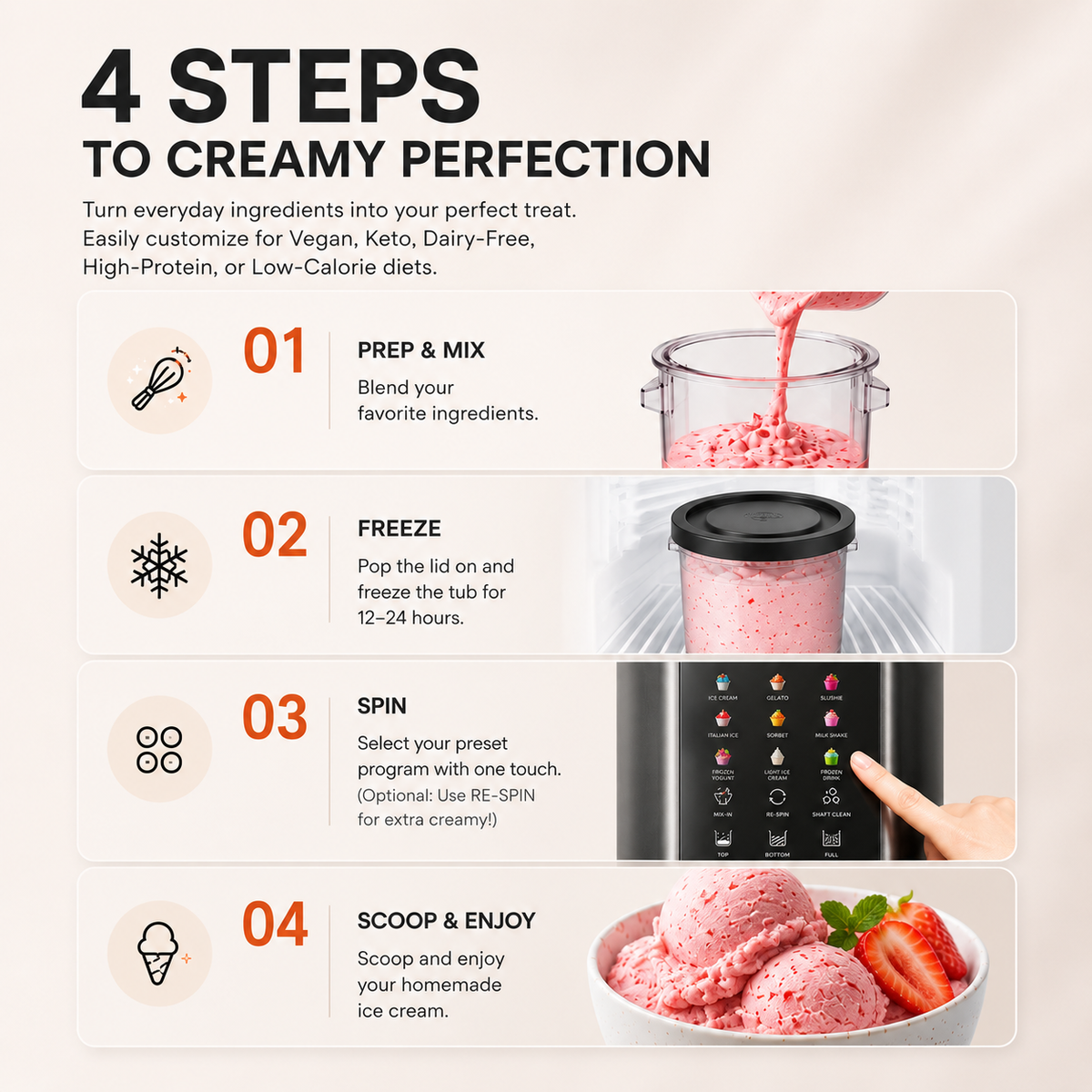 Scoopé Ice Cream Maker CS-2500